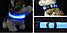 Светящийся ошейник для собак, нейлон, размер L, 45-52 см, синий, фото 4