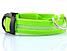 Светящийся ошейник для собак, нейлон, размер M, 40-48см, зелёный, фото 2