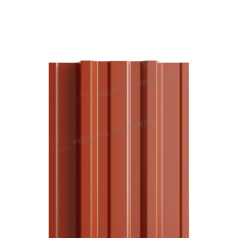 Штакетник металлический МП TRAPEZE 16,5х118 (прямой/фигурный верх) NormanMP - фото 10 - id-p171099494
