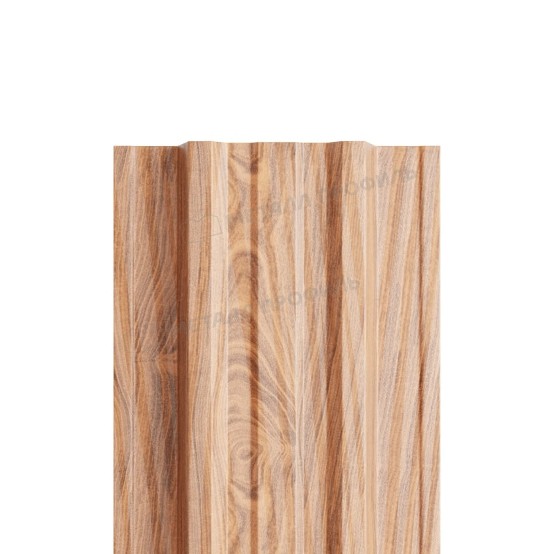 Штакетник металлический МП TRAPEZE 16,5х118 (прямой/фигурный верх) ECOSTEEL_T