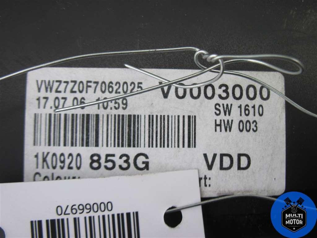 Щиток приборов (приборная панель) Volkswagen Golf 5 (2003 - 2008) 1.6 i - 102 Лс 2007 г. - фото 4 - id-p171149805
