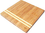 Разделочная доска Bekker из бамбука квадратная 25 на 25 на 1,8 см, фото 4