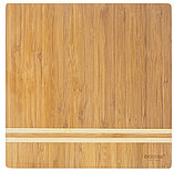 Разделочная доска Bekker из бамбука квадратная 25 на 25 на 1,8 см, фото 3