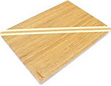 Разделочная доска Bekker из бамбука прямоугольная 30 на 20 на 1,8 см, фото 4