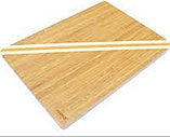 Разделочная доска Bekker из бамбука прямоугольная 30 на 20 на 1,8 см, фото 3