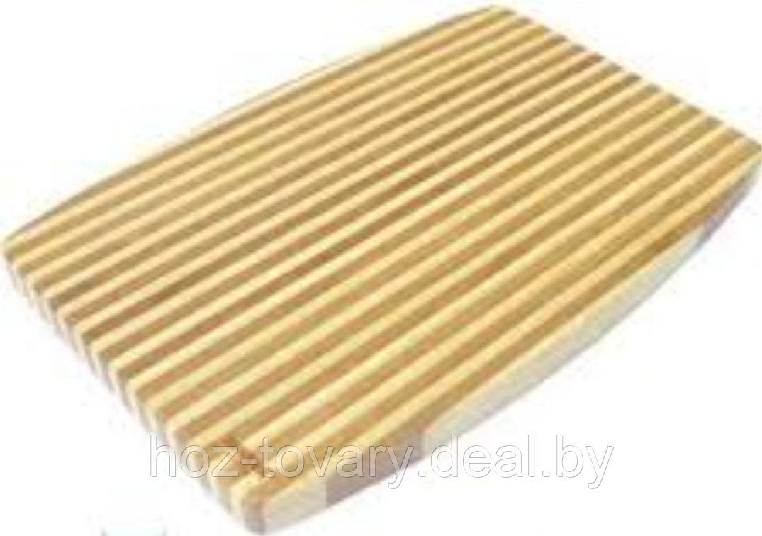 Разделочная доска Bekker из бамбука прямоугольная 34 на 24 на 1,8 см - фото 4 - id-p171193399