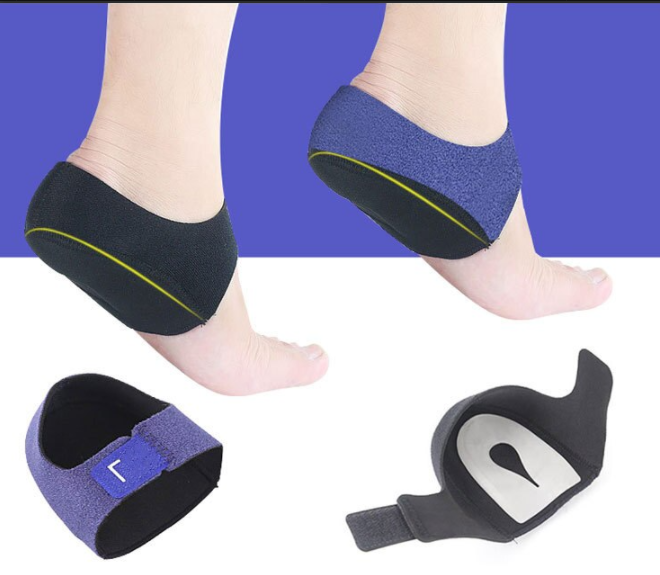 Силиконовые гелевые подпяточники от фасциита, пяточных шпор Silicone Heel - фото 1 - id-p171194373