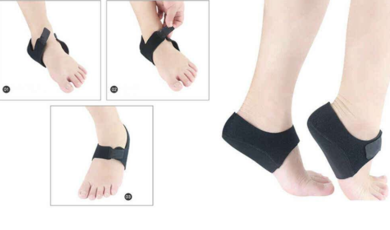 Силиконовые гелевые подпяточники от фасциита, пяточных шпор Silicone Heel - фото 4 - id-p171194373