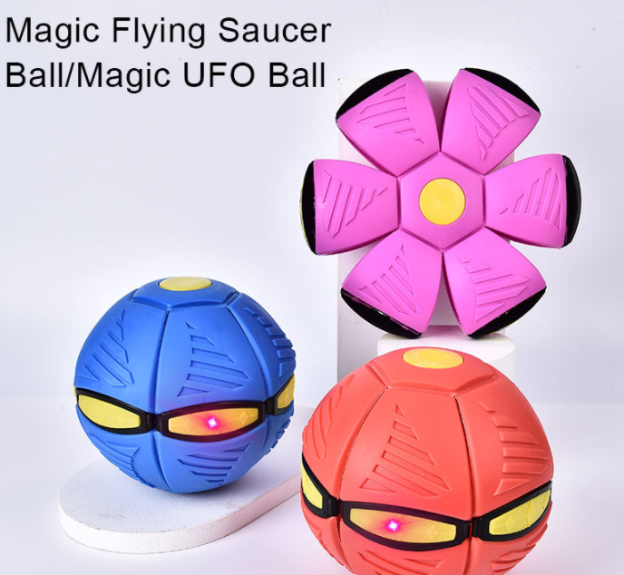 Светодиодный Мяч трансформер Cool Ball UFO для игр на открытом воздухе - фото 5 - id-p171206861