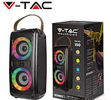 Портативная колонка V-TAC (Bluetooth,USB,micro SD,FM,AUX,Mic), фото 2