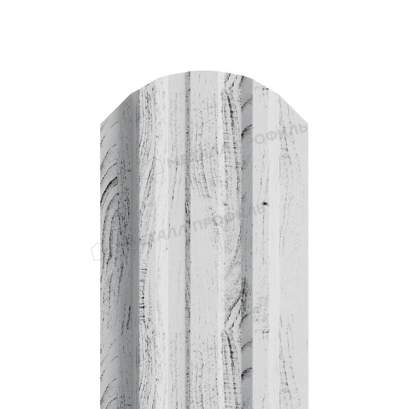 Штакетник металлический МП LАNE 16,5х99 (прямой/фигурный верх) ECOSTEEL матовый - фото 3 - id-p171217839