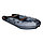 Надувная моторно-килевая лодка Таймень NX 3400 НДНД PRO Графит/черный, фото 3