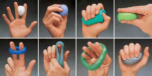 Пластичная масса для реабилитации ладони и пальцев рук Qmed Therapy Putty Medium - фото 3 - id-p171238446