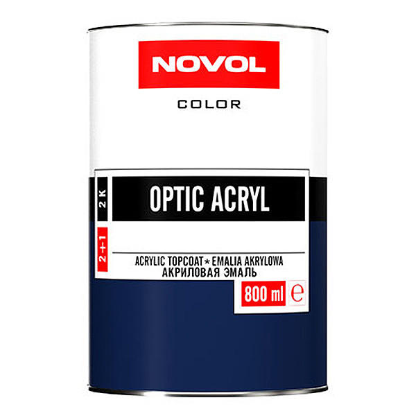Эмаль акриловая NOVOL Optic Acryl ULTRA WHITE 0.8л - фото 1 - id-p171259355