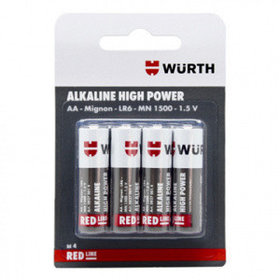 Батарейка АА/LR6-1.5 V алкалиновые WURTH 08270014