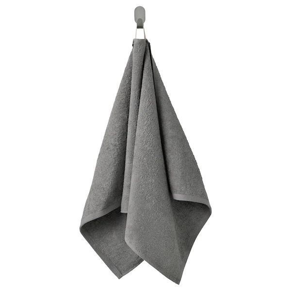 IKEA/  ДИМФОРСЕН Полотенце, серый50x100 см