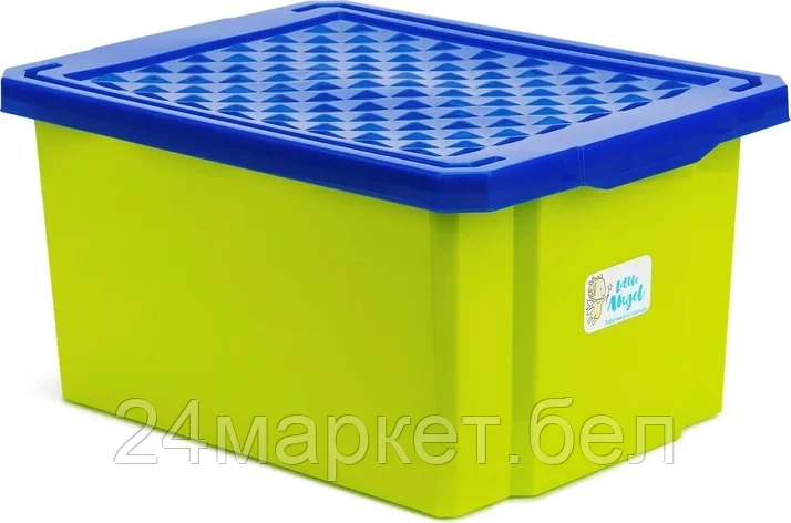 LA1017GR "START", 17л фисташковый Детский ящик для хранения игрушек LITTLE ANGEL, фото 2
