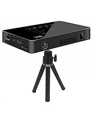 Мини-портативный DLP проектор Android 9.0 2.4G 5G WiFi Bluetooth 4K HD 3D LED P09-II 2/32Gb