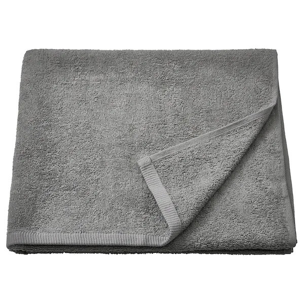 IKEA/  ДИМФОРСЕН Банное полотенце, серый70x140 см