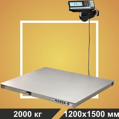 4D-PM.S-15/12-2000-RP Весы платформенные с печатью этикеток *