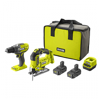 ONE + / Набор инструмента RYOBI R18DDJS-220S