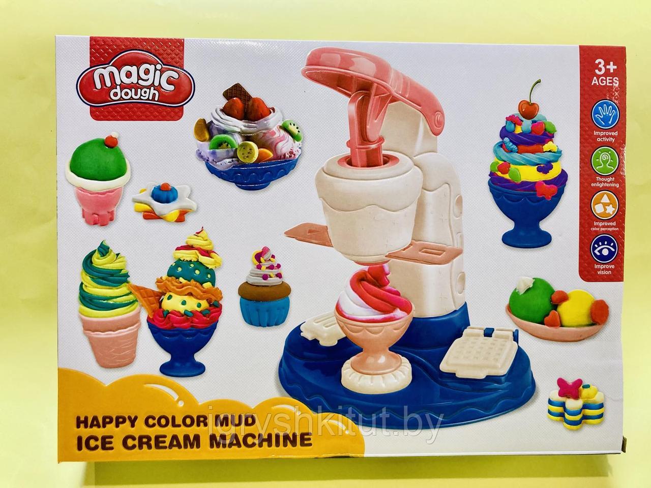 Набор для лепки Magic dough Мороженица, аналог Плей-До - фото 1 - id-p171276735