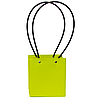 Пакет для цветов "Мастхэв" квадратный (13х13х14 см), зеленый