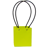 Пакет для цветов "Мастхэв" квадратный (13х13х14 см), зеленый