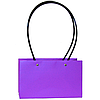 Пакет для цветов "Мастхэв" прямоугольный, 22х10х13 см, фиолетовый