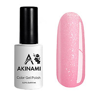 Akinami Гель-лак с шиммером Delicate Silk Color Gel Polish, 9 мл, 08