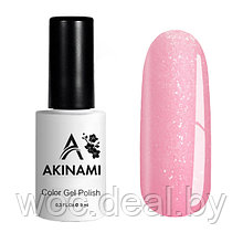 Akinami Гель-лак с шиммером Delicate Silk Color Gel Polish, 9 мл, 08