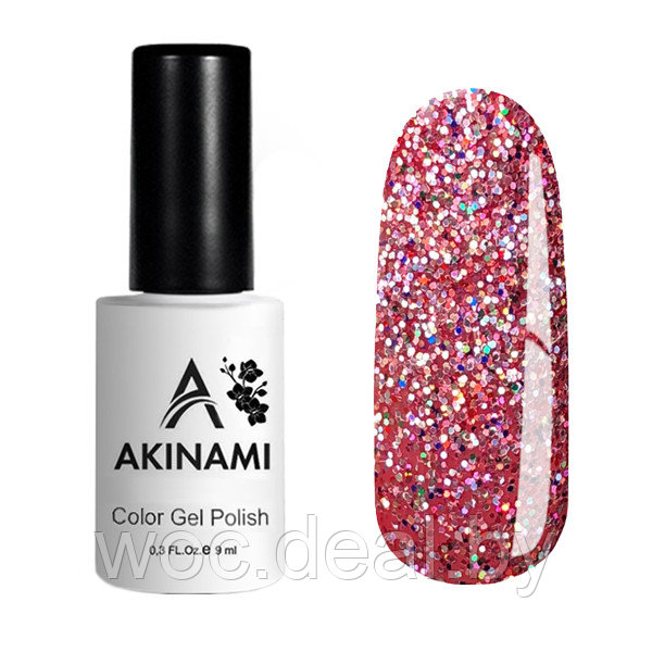Akinami Гель-лак Disco Color Gel Polish, 9 мл, 01 - фото 1 - id-p167847642
