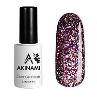 Akinami Гель-лак Disco Color Gel Polish, 9 мл, 02