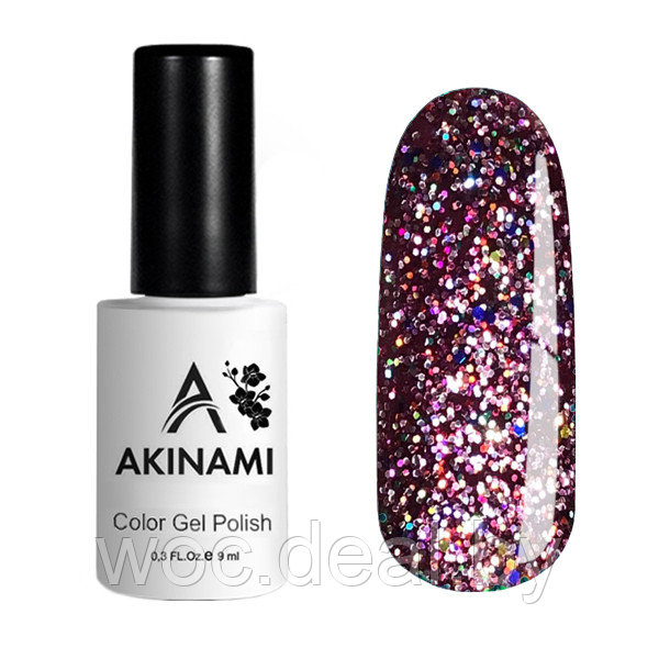 Akinami Гель-лак Disco Color Gel Polish, 9 мл, 02 - фото 1 - id-p167847643