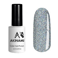 Akinami Гель-лак с шиммером Star Glow Color Gel Polish, 9 мл, 01