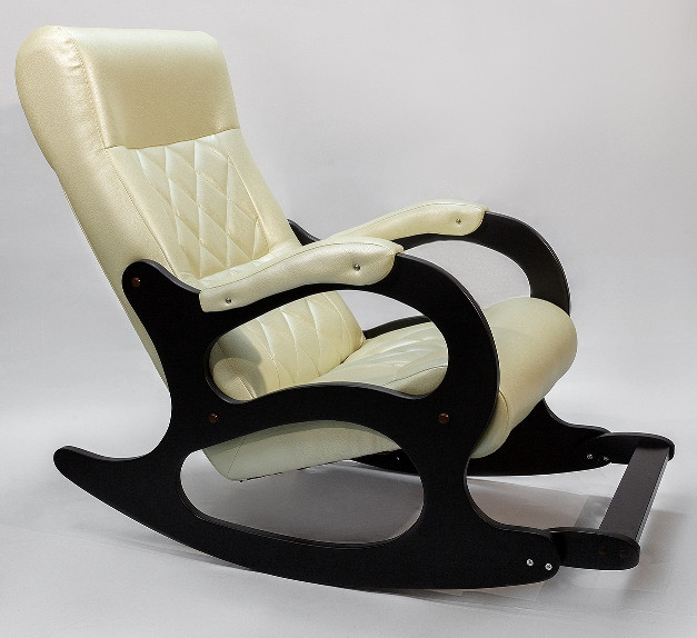 Кресло-качалка Бастион 2 Ромбус с подножкой Bone - фото 2 - id-p171299411