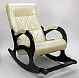 Кресло-качалка Бастион 2 Ромбус с подножкой Bone, фото 3