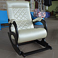 Кресло-качалка Бастион 2 Ромбус с подножкой Bone, фото 4