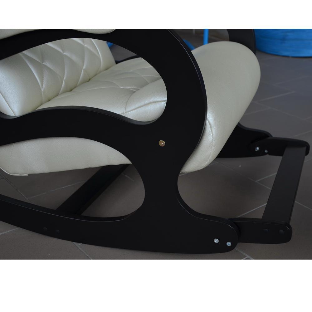 Кресло-качалка Бастион 2 Ромбус с подножкой Bone - фото 7 - id-p171299411