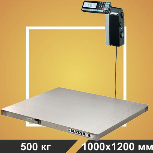 4D-PM.S-12/10- 500-RL Весы платформенные с печатью этикеток *