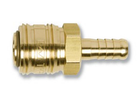 Быстросъёмное соединение с клапаном "ёлочка" 6мм (латунь) "Prowin" S33-20SHB