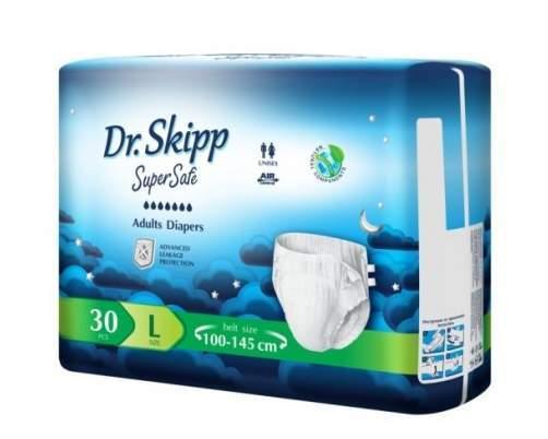 Подгузники для взрослых Dr.Skipp Super Safe, размер 3 (L), 30 шт. - фото 1 - id-p171306107