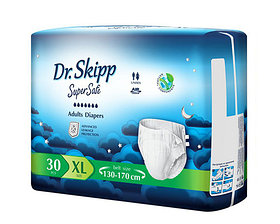 Подгузники для взрослых Dr.Skipp Super Safe, размер 4 (XL), 30 шт