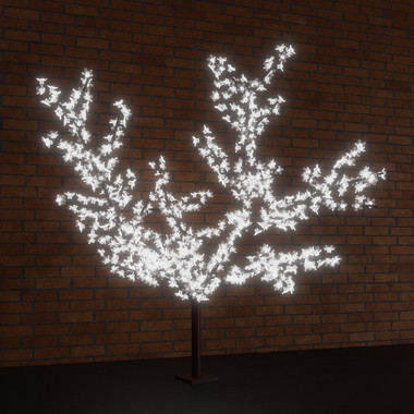 Светодиодное дерево "Сакура", высота 3,6м, диаметр кроны 3,0м, белые светодиоды, IP 64, понижающий - фото 1 - id-p87906759