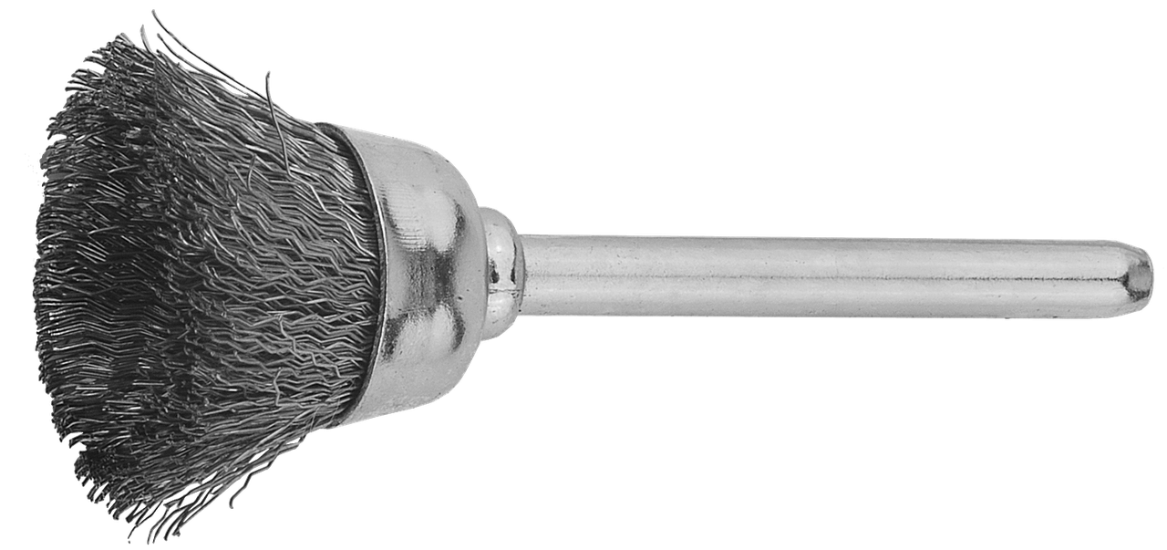 Щетка ЗУБР нейлоновая кистевая на шпильке, d 12,0x3,2мм, L 42,0мм, 1шт