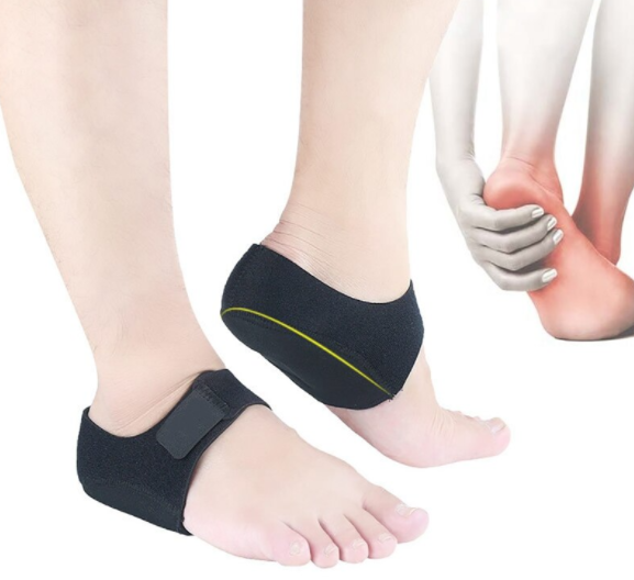 Силиконовые гелевые подпяточники Silicone Heel от фасциита, пяточных шпор - фото 3 - id-p171326637