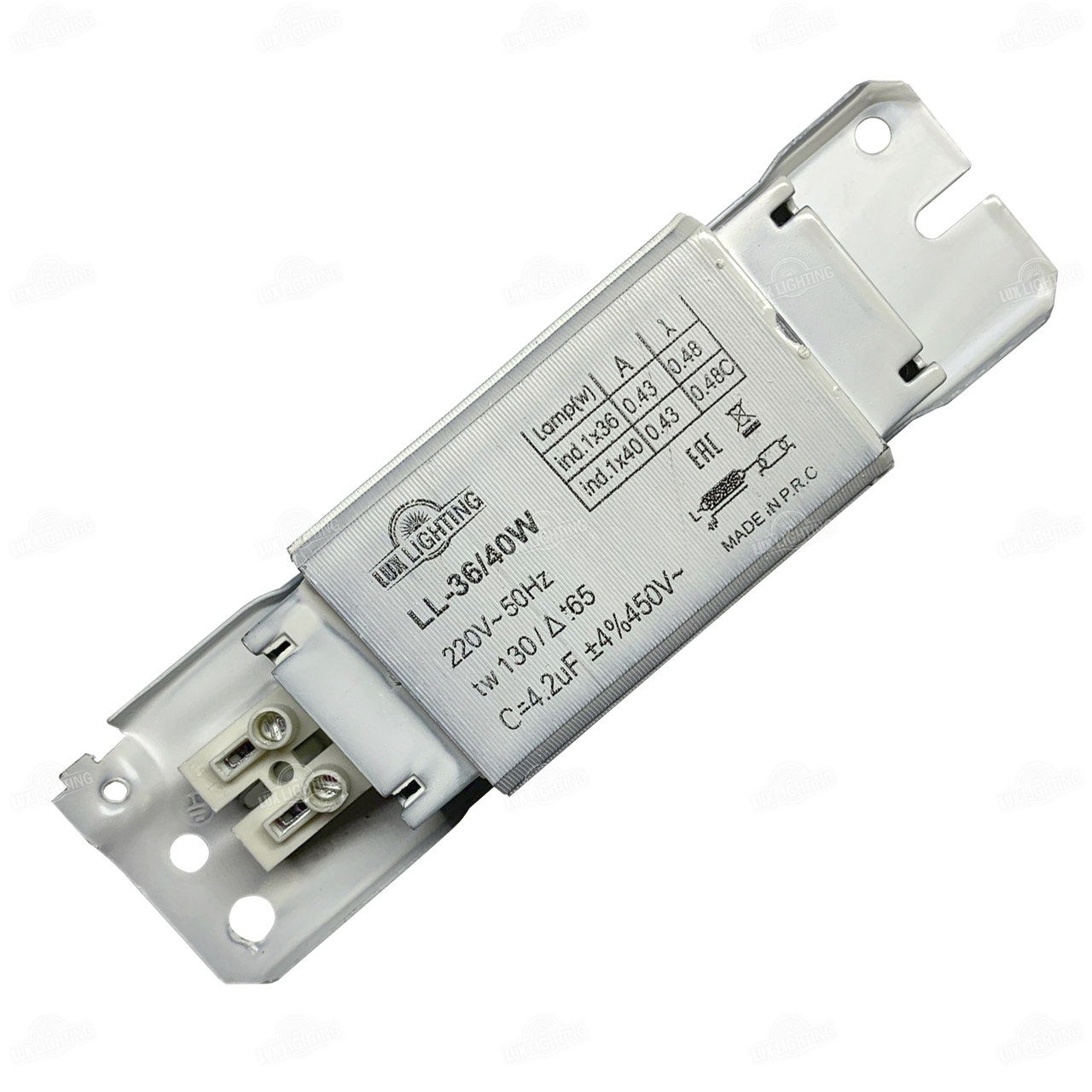 Электромагнитный дроссель 36/40 Вт LL-36/40W