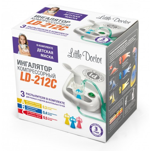 Ингалятор компрессорный LD-212C Little Doctor (с рисунком) - фото 5 - id-p171336878