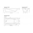 Ванна акриловая Метакам Light 160*70, фото 5