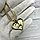 Парная подвеска Сердце на цепочках (2 цепочки, 2 половинки сердца) Серебро, фото 8